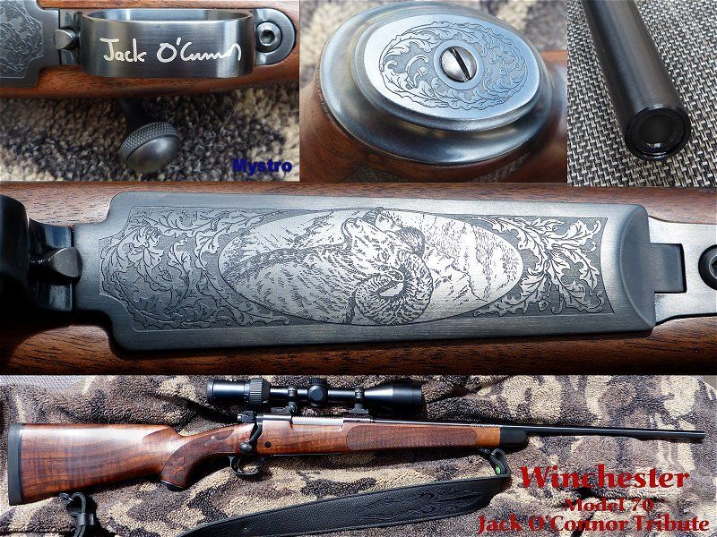 Winchester Model 70 Jack O'Connor Tribute rifle....WOW! The Firing